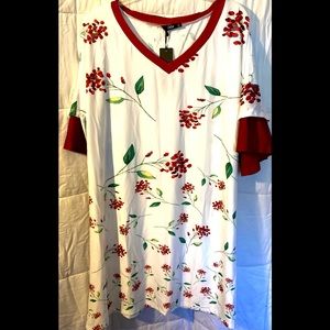 Lily double sleeve tunic top!  Super cute!! Great for spring and summer!!!